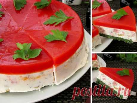 Сметанный закусочный тортик с томатным желе - Будет вкусно - 21 декабря - 43367359551 - Медиаплатформа МирТесен