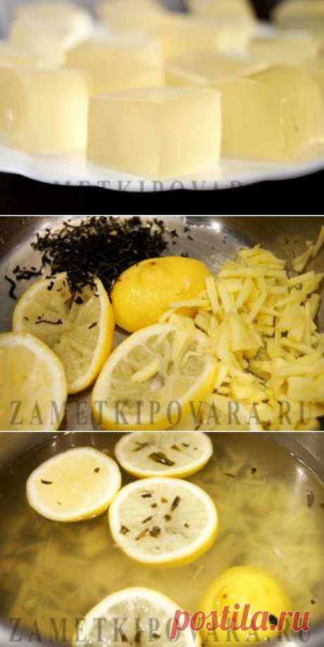 Лимонно-имбирное желе | Простые кулинарные рецепты с фотографиями