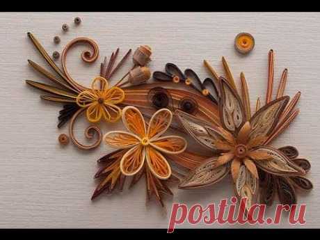 Quilling Made Easy # How to make the petal of a flower using hair comb -Paper comb quilling