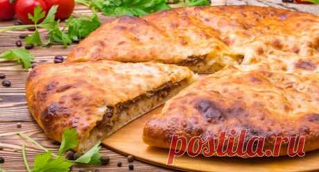 Осетинский пирог с мясом и сыром - Вкусные рецепты