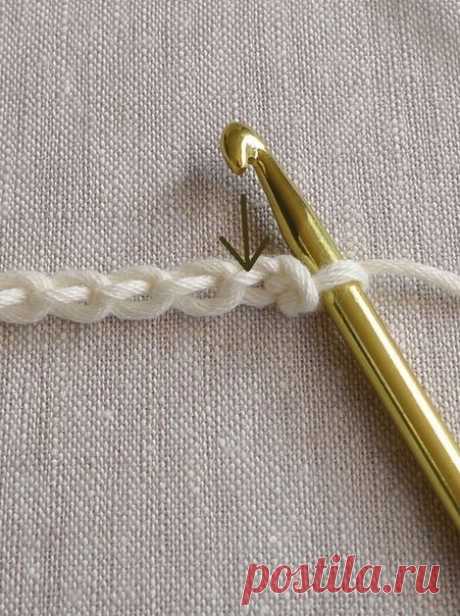 Тунисское вязание крючком.