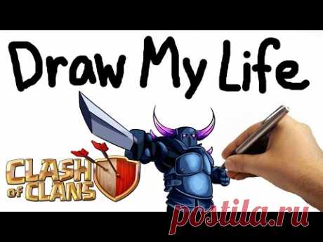 DRAW MY LIFE | Clash of Clans with Cam