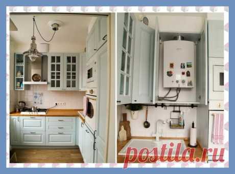 Все о дизайне интерьера Симпатичная маленькая кухня ️!