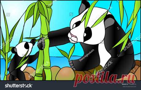 Mother Panda Her Baby Stained Glass: vector de stock (libre de regalías) 174688310 | Shutterstock Descubre Mother Panda Her Baby Stained Glass imágenes de stock en HD y millones de otras fotos de stock, objetos en 3D, ilustraciones y vectores libres de regalías en la colección de Shutterstock.  Se agregan miles de imágenes nuevas de alta calidad todos los días.