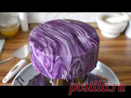 Зеркальная глазурь процесс (mirror glaze glazing) - YouTube