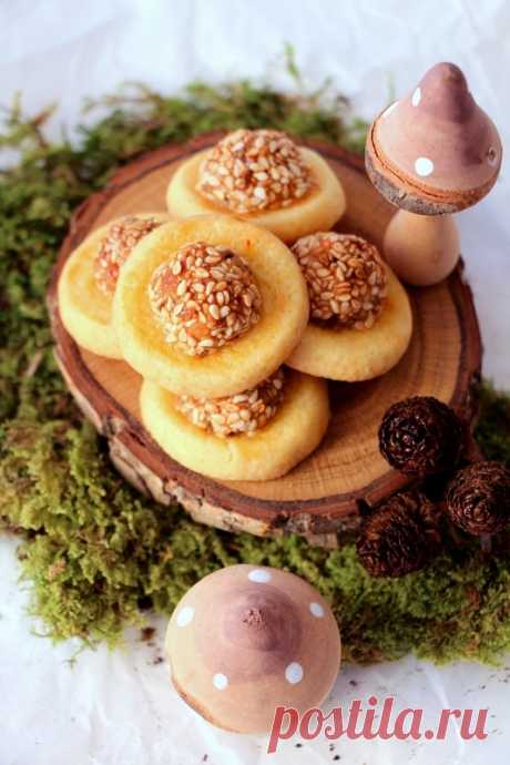 Печенье с кунжутом, имбирем и шафраном: i_trava