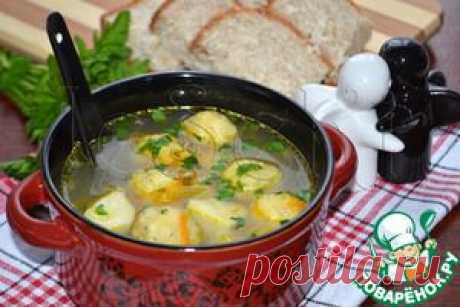 Овощной суп с сырными шариками - кулинарный рецепт