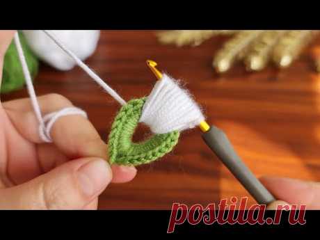 Oh my God! 😲 Super Easy dazzling Crochet. Amazing!.. 😇 Flower  Motif - Tığ İşi Şahane Motif Örgü..