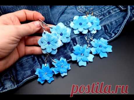 How to make Realistic Jeans cloth imitation with polymer clay! Easiest way!