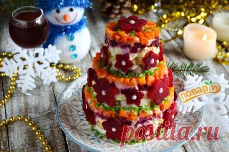 Салат-торт "Селедка под шубой" - пошаговый рецепт с фото на Повар.ру