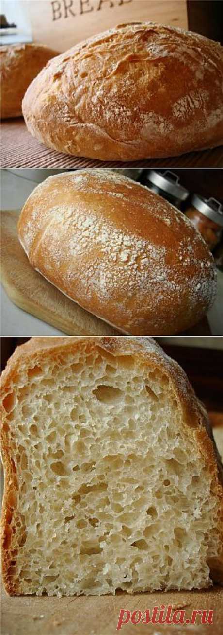 Хлеб без замеса. Быстрая версия : Хлеб, батоны, багеты, чиабатта