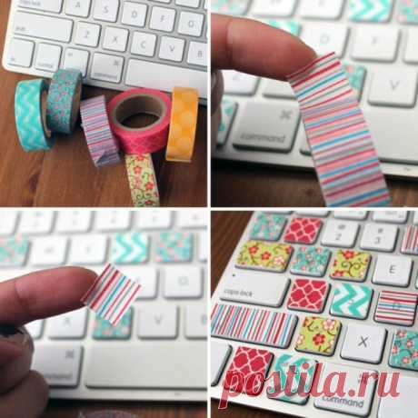 Цветной скотч Washi Tape для декора: фото с завораживающими идеями