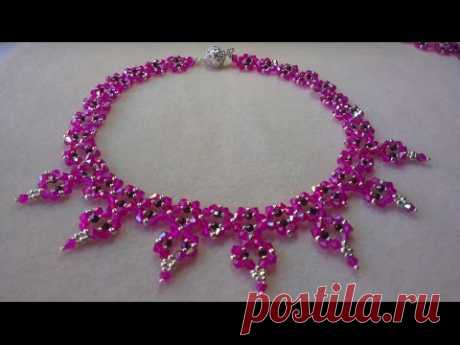 COLLAR FUCHSIA Y AMATISTA AB - YouTube