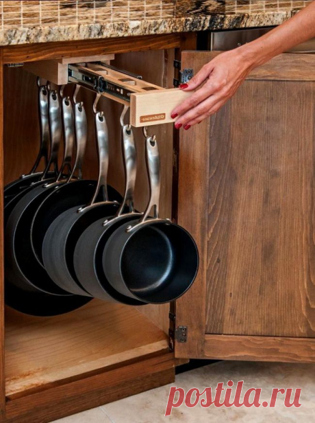 16 чертовски удобных способов сэкономить место на кухне