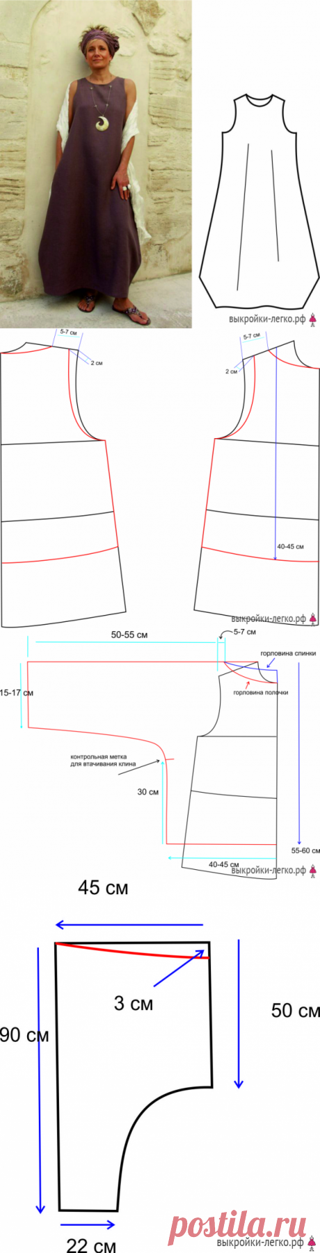 Выкройки проще простого | Готовые выкройки и уроки по построению на Выкройки-Легко.рф