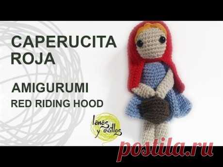 Tutorial Caperucita Amigurumi Red Riding Hood (English subtitles)