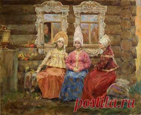Три девицы под окном. Станислав Бабюк