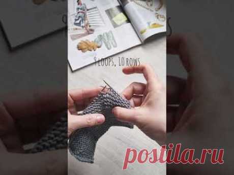 А я и не думала, что узор так себя проявит🧶❤️knitting pattern.