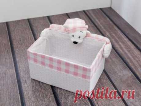 Ayicikli Коробка 32х23х18 см (цвет: розовый) - купить в интернет магазине домашнего текстиля и декора ENGLISH HOME