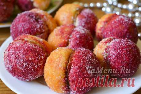 Пирожное "Персики": пошаговый рецепт с фото