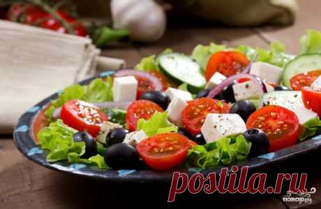 35 салатов Греческий - домашние рецепты греческого салата!