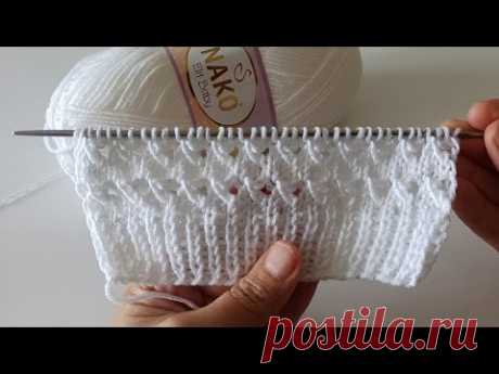 Hızlı İlerleyen 💝 Kolay İkişiş Yelek Süveter Hırka Şal 💝 Fast Easy vest cardigan knitting pattern