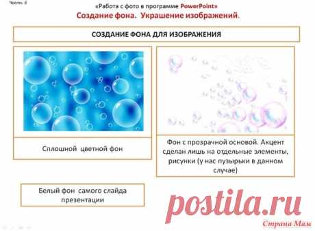 Пост - практикум «Как оформить и красиво презентовать свое вязаное изделие в интернете» Часть 6. «Работа с фото в программе PowerPoint. Создание фона. Украшение изображений». - Вязание - Страна Мам