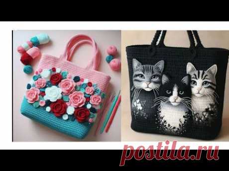 Crochet ideas of bags🌺Ідеї для в'язання сумок🌺Torby szydełkowe🌺Häkelbeutel🌺Сумки гачком