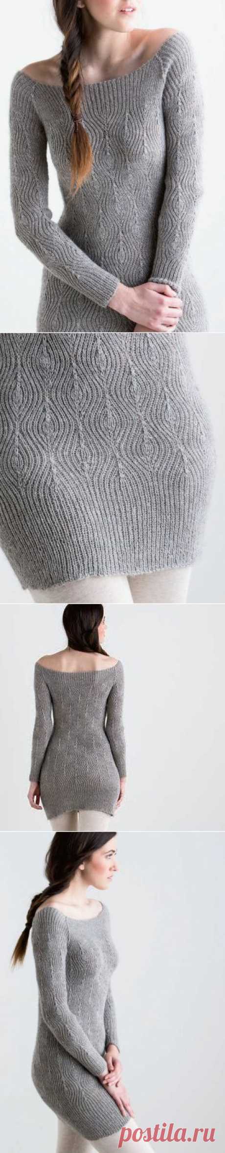 Вязание платья Diamond Rib, Knit Wear, весна 2013.