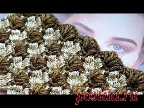 Crochet pattern ❤ Узор спицами ❤ strickmuster ❤ tricot ❤ how to knit ❤  tricô ❤  örgü deseni बुनना