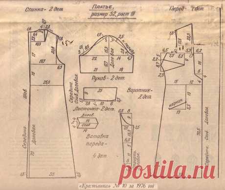 Журнал &quot;крестьянка №5 1996 года &quot;Схема Выкройка блузы: 967 изображений найдено в Яндекс Картинках