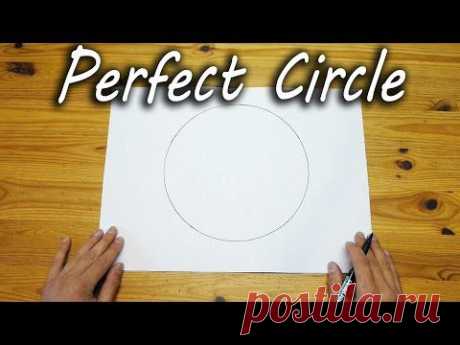 How to Draw a Perfect Circle Freehand - YouTube