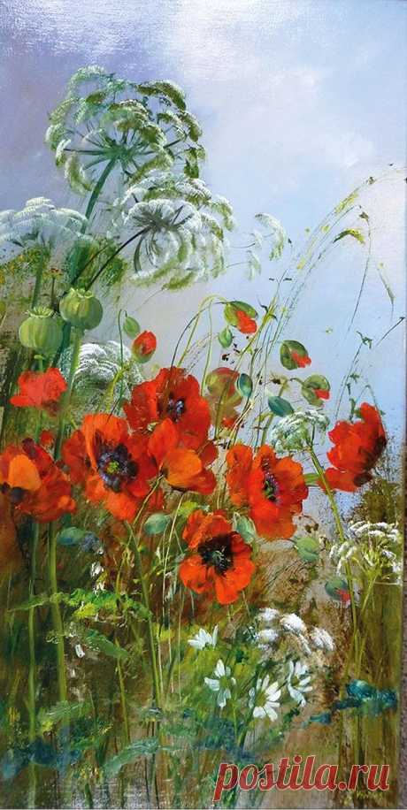Цветы Нормандии в картинах Сильви Фортин