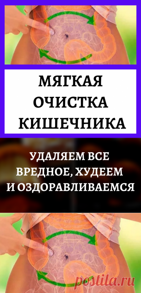 Мягкая очистка кишечника: удаляем все вредное, худеем и оздоравливаемся!