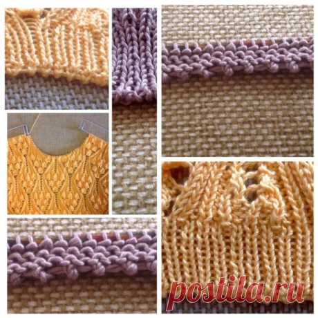 Knitting&amp;Design: Как набрать петли для летнего топа...