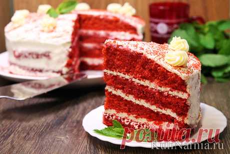 Торт «Красный бархат» рецепт с фото пошагово