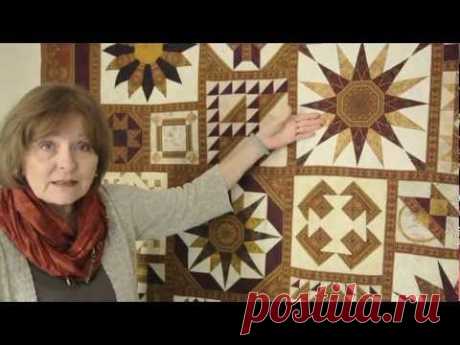 ▶ Magical Effects Using Border Print Fabrics in Quilt Blocks - YouTube