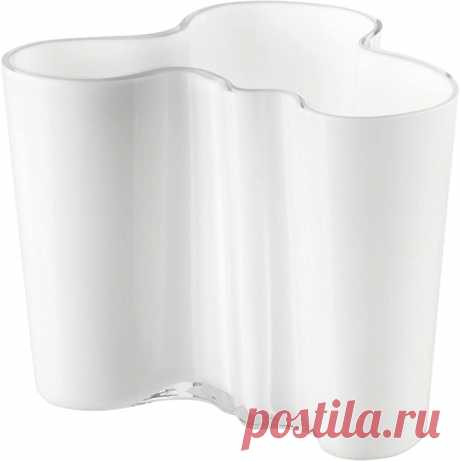 Amazon.com : Iittala Alvar Aalto 120mm White Vase : Decorative Vases : Home & Kitchen