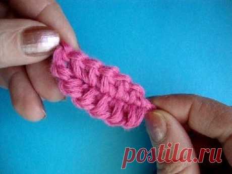 Вязание крючком листика Урок 286 Crochet leaf Folha de crochê