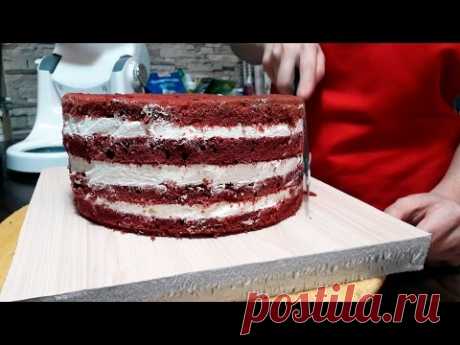 Красный бархат и крем Чиз рецепт / Red velvet and cream cheese recipe - Я - ТОРТодел!