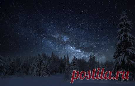 Фото зимняя ночь - фотограф Евгений Кошелев - пейзаж, природа - ФотоФорум.ру