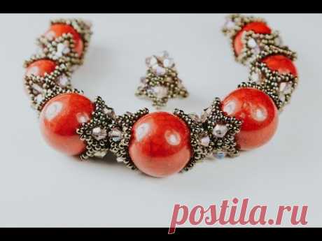 USED MATERIALS: 1. Bicone crystal 3 mm, 4 mm 2. Czech beads nr.10