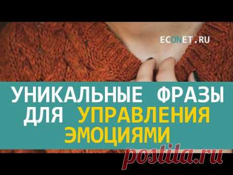 Уникальные фразы для управления эмоциями | ECONET.RU