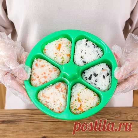 6 отверстий DIY Форма для суши рисовый онигири мяч пресс для еды треугольная форма для суши комплект для суши японская кухня Аксессуары для бенто|Инструменты для суши| | АлиЭкспресс