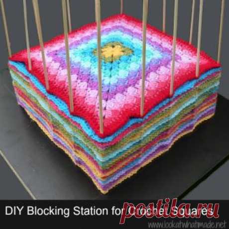 Как сделать своими руками фиксатор для мотивов «бабушкин квадрат»: ru_knitting