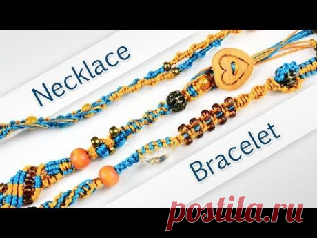 Macramé Transformer Necklace / Bracelet