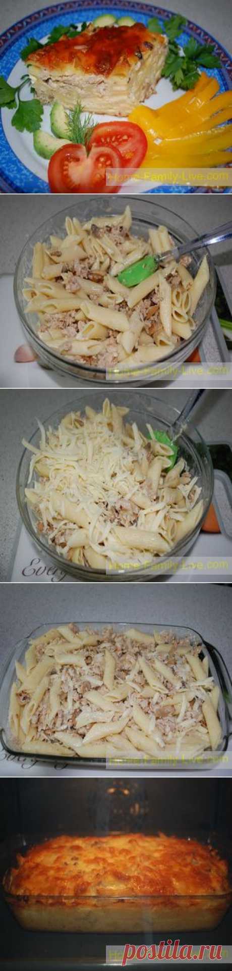 Запеканка из макарон с фаршем - Кулинарные рецепты