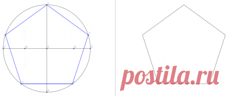 Как нарисовать пятиугольник (67 фото) » Рисунки для срисовки и не только