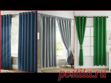 Elegant Plain Curtain Designs //Parda Designs For Bedroom ///curtain ideas for Window in 2022