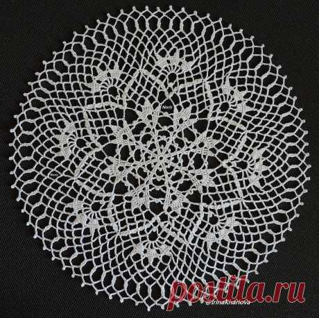 Интерьерная салфетка
  #салфетка #вязаниеназаказ #crochet #салфеткакрючком #интерьер #ресторан #кухня